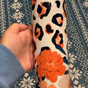 Cheetah Flower Tumbler - Brand New